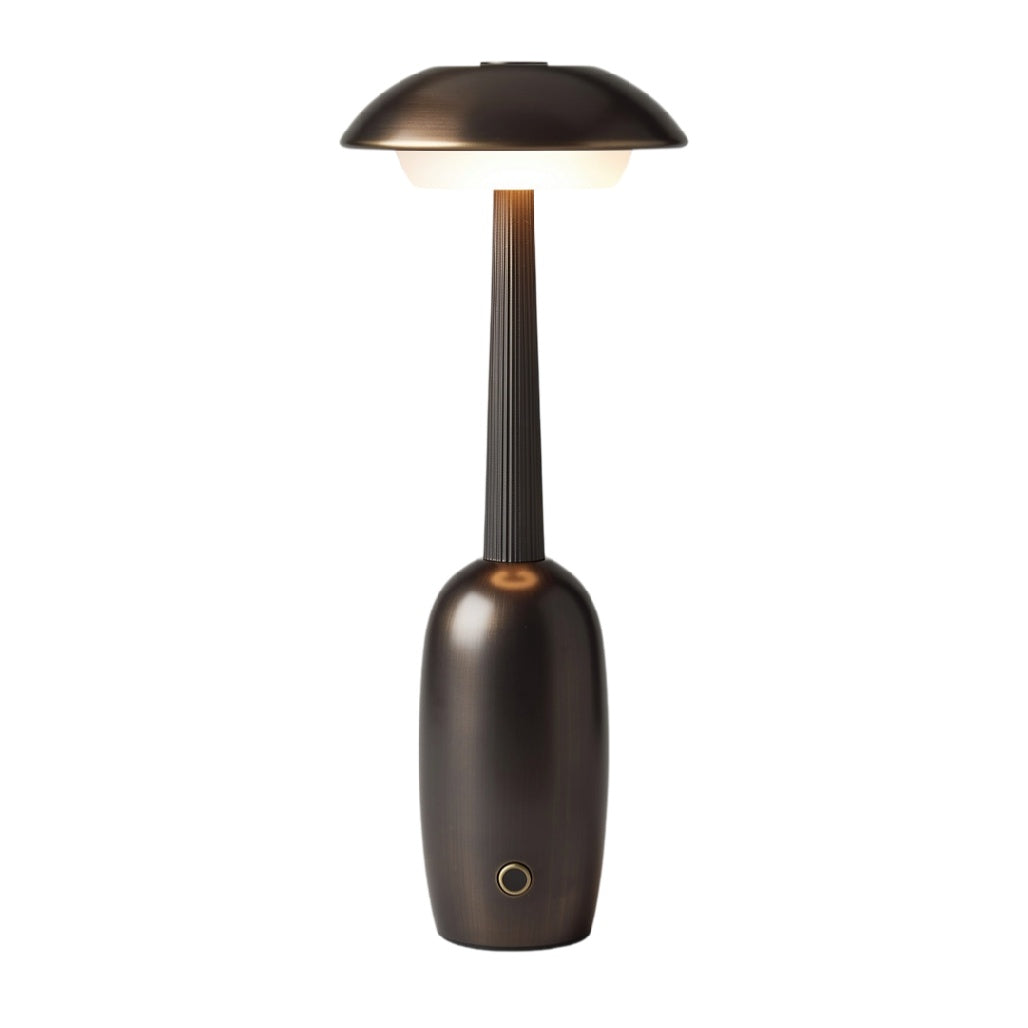 **Lampe de table moderne design en métal avec éclairage LED**