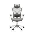 **Chaise de bureau ergonomique en maille avec appui-tête et accoudoirs réglables**